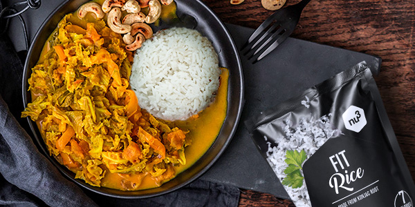 Curry mit Konjak-Reis