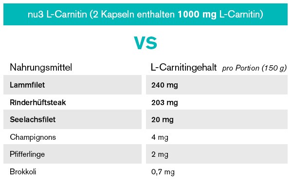 Wofür Ist L Carnitin Gut