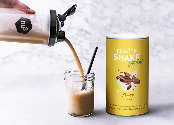 Beavita Caffe Latte und Shaker
