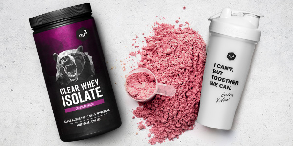Charity Shaker plus nu3 Iso Whey