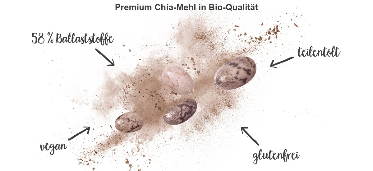 nu3 Bio Chia-Mehl - Eigenschaften