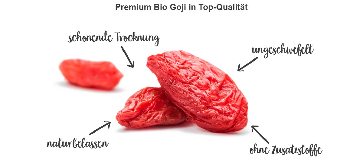 nu3 Bio Goji Beeren - Eigenschaften