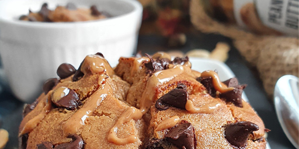 Muffins protéinés à la cacahuète