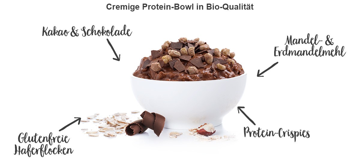 nu3 Bio Protein Bowl, Schokolade - Eigenschaften