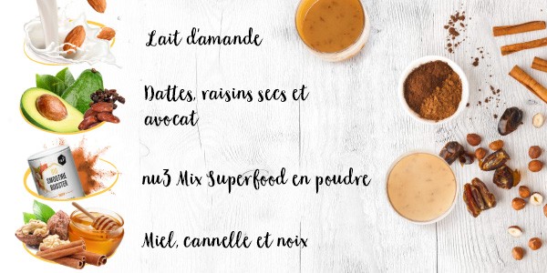 nu3 Bio Superfood Pulver Mix, Energy - Rezept