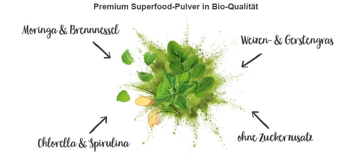 nu3 Bio Superfood Pulver Mix, Balance - Inhaltsstoffe