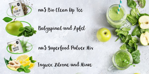 nu3 Bio Superfood Pulver Mix, Balance - Rezept