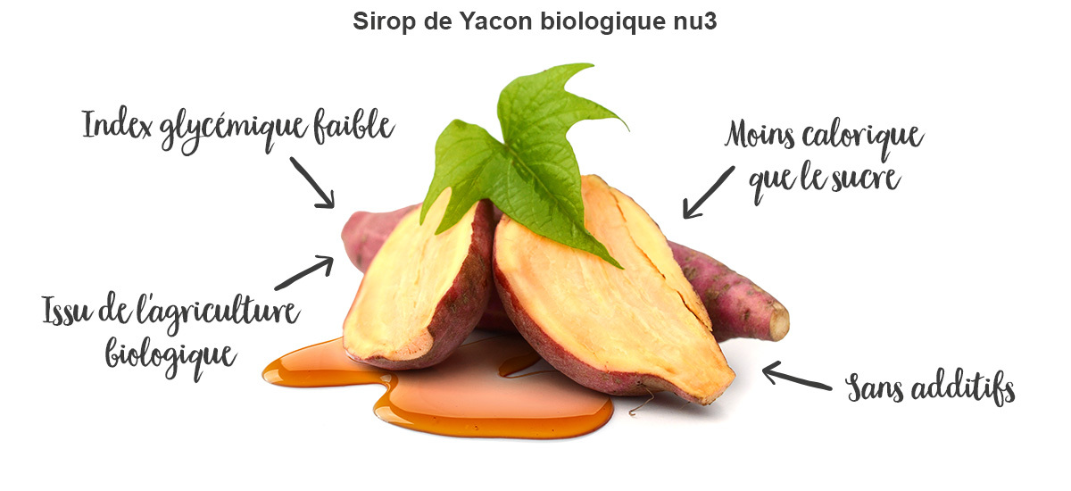 nu3 sirop de yacon bio - Propriétés