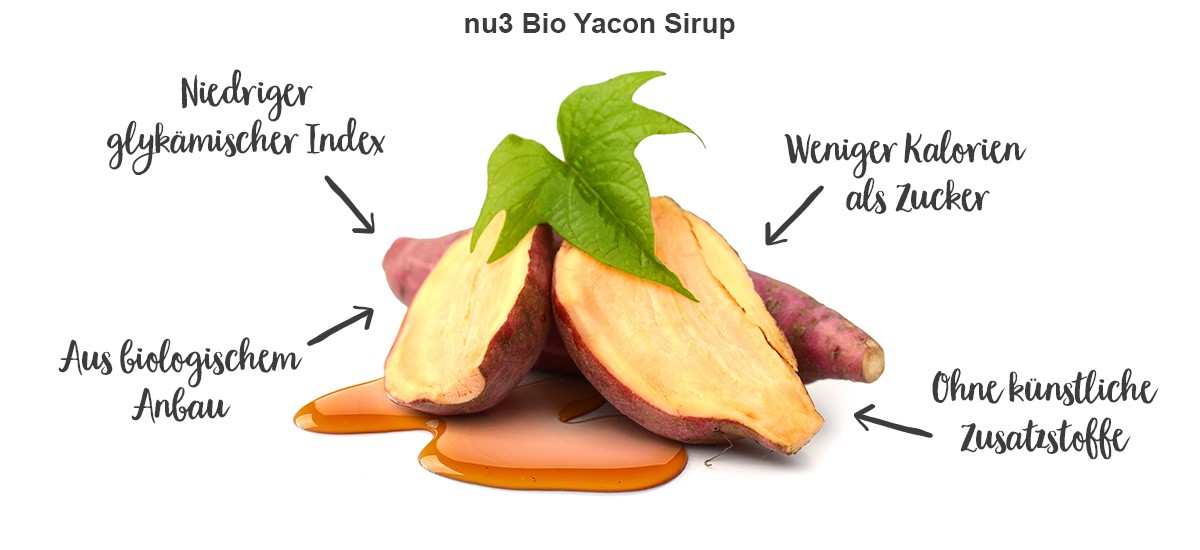 nu3 Bio Yacon Sirup - Eigenschaften