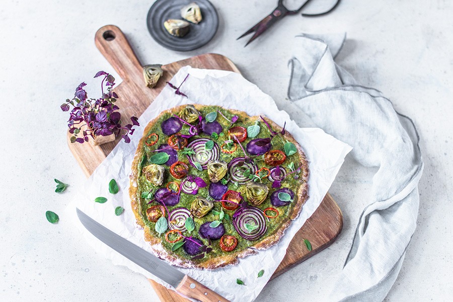 Erdmandel Pizza