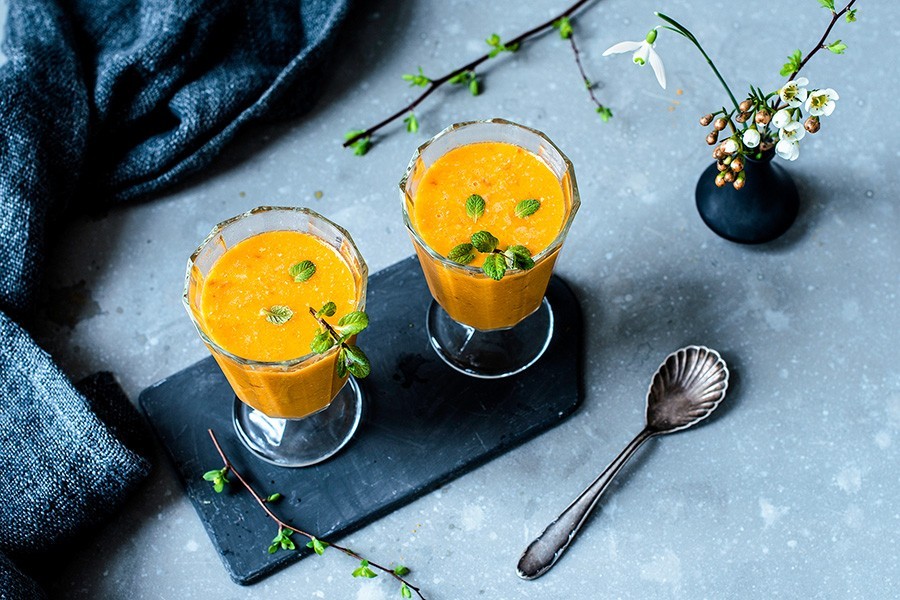 Orangen-Kurkuma-Smoothie
