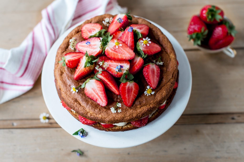 Erdbeertorte